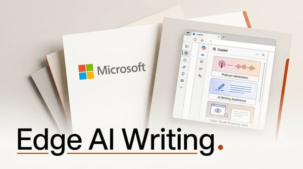 Microsoft Edge Copilot Gets Podcast Generation and Writing