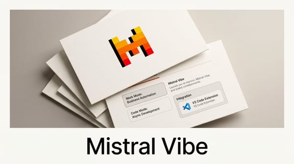 Mistral Vibe: Work Mode, Code Mode, VS Code Extension
