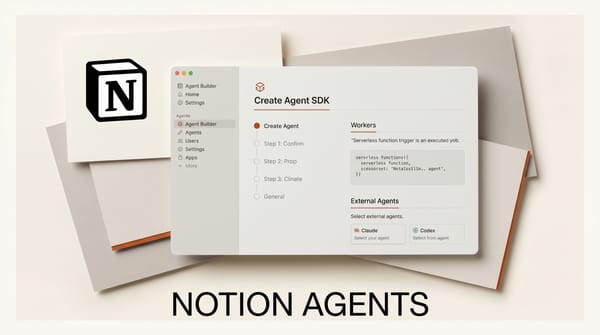 Notion Agent SDK Launches with Claude, Codex Support