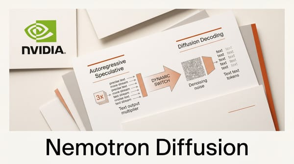 NVIDIA Nemotron Diffusion: 3x Faster LLM Decoding