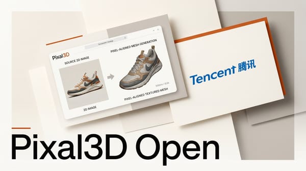 Pixal3D Open-Sources Pixel-Aligned Image-to-3D Model