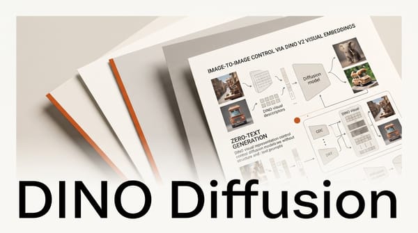 Control Diffusion Models Without Text Using DINO Reps