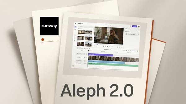 Runway Aleph 2.0 and Edit Studio Land for Pro Users