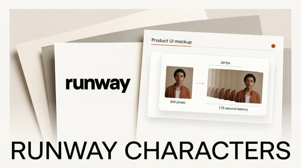 Runway Characters: Real-Time Video Agents From One Image