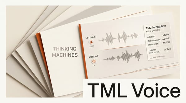 Thinking Machines TML-Interaction: Full-Duplex Voice AI