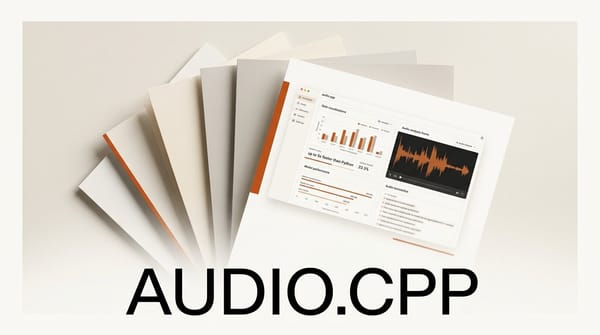 audio.cpp Runs 12 Audio AI Models in One C++ Engine