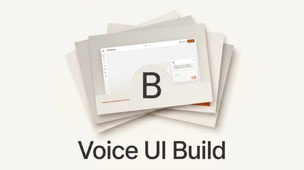 Brontosaurus: Build UI Widgets by Voice with AI