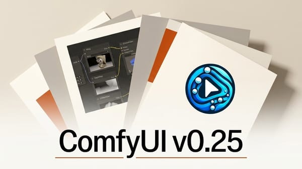ComfyUI v0.25 Bundles Kling, Depth, and 3D Nodes