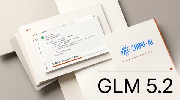 GLM 5.2 Ships 1M-Token Context on Z.ai Coding Plan