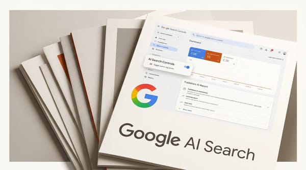 Google Adds AI Search Controls and Reports for Publishers