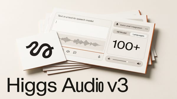 Higgs Audio v3 TTS 4B: 100-Language Voice AI for Chat