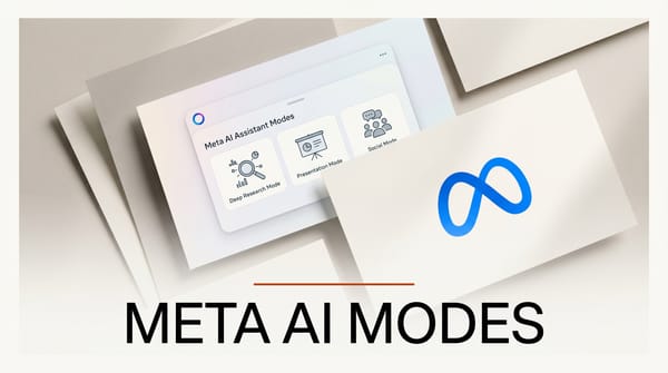 Meta AI Tests Deep Research, Slides, and Social Modes