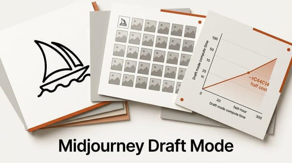 Midjourney Draft Mode: 24 Cheap Previews on V8.1