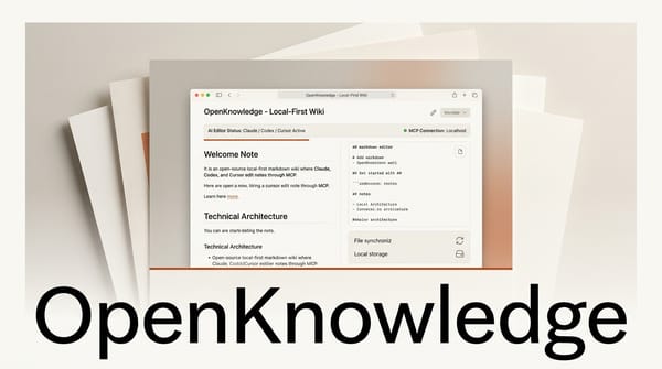 OpenKnowledge: Open-Source AI Wiki for Claude and MCP
