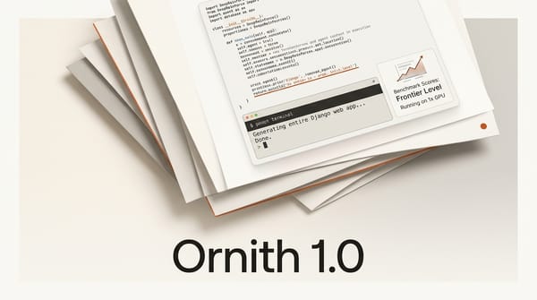 Ornith 1.0: Open Agentic Coding Model on One GPU