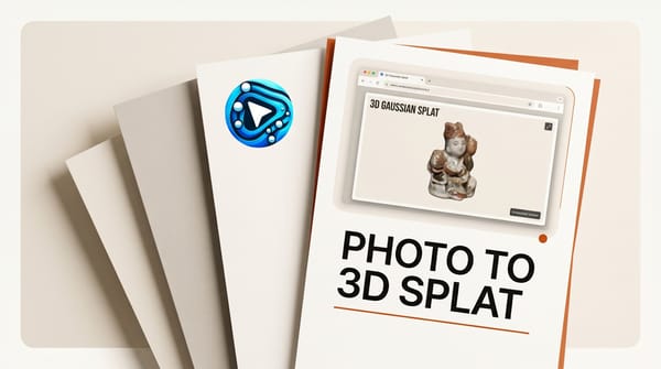 How to Turn a Photo Into a 3D Splat for the Web