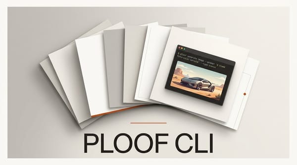 Ploof: Agent-Native CLI for AI Image, Video, Audio
