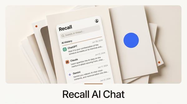 Recall: Search Your AI Chat History Across Tools