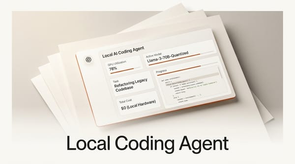 How to Run a Local AI Coding Agent on One GPU