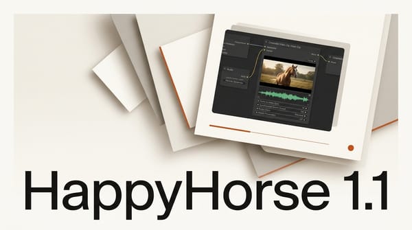 HappyHorse 1.1 Brings Audio-Native AI Video to ComfyUI