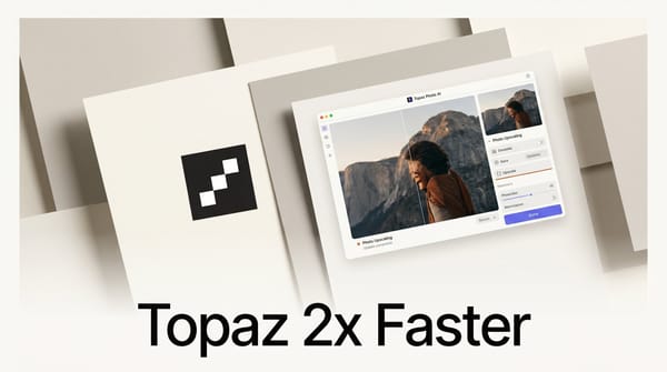 Topaz Mac Update: 2x Faster Photo Upscaling