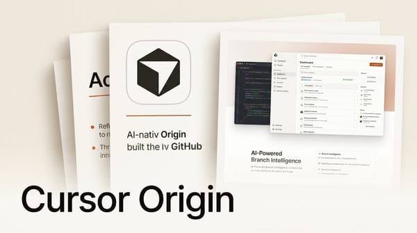 Cursor Origin: AI-Native Git Forge to Rival GitHub
