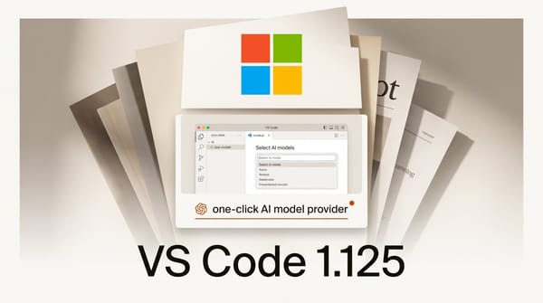 VS Code 1.125 Adds One-Click AI Model Providers