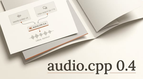 audio.cpp 0.4 Runs Higgs Audio v3 TTS Locally