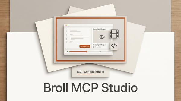 Broll: An MCP Content Studio for Coding Agents
