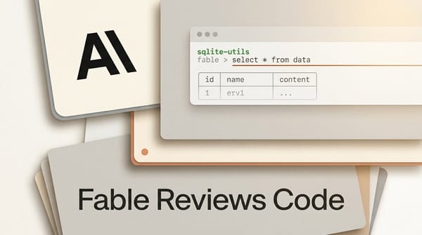Claude Fable Reviewed sqlite-utils Before Its Release