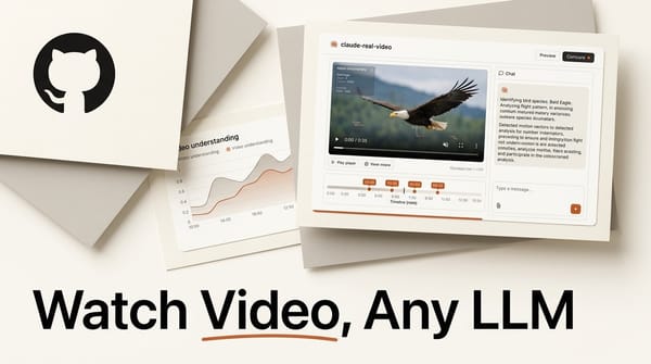 Claude-Real-Video: Let Any LLM Actually Watch a Video