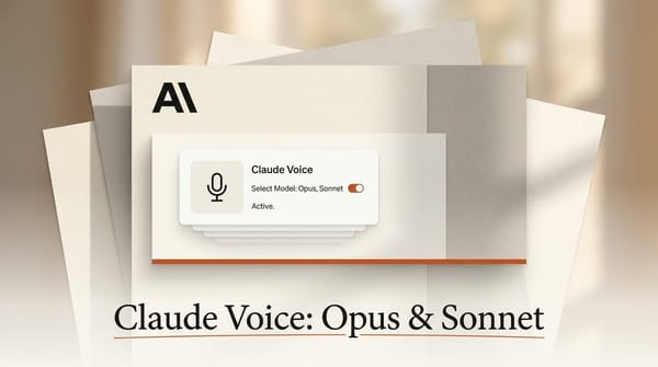Claude Voice Mode Adds Opus and Sonnet Models
