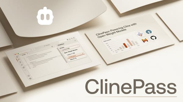 ClinePass: Open-Weight Coding Models for $9.99 a Month