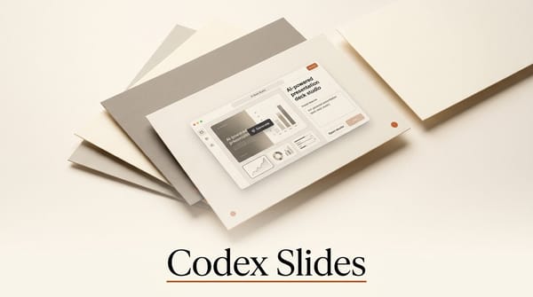 Codex Slides: Open-Source AI Deck Studio in Codex