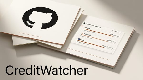 CreditWatcher Tracks Codex, Claude Code, Cursor Limits