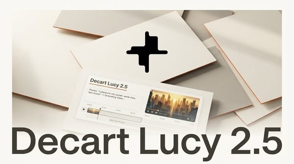 Decart Lucy 2.5 Brings Real-Time AI Video Editing
