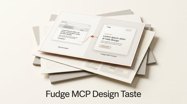 Fudge MCP Gives AI Coding Agents Design Taste