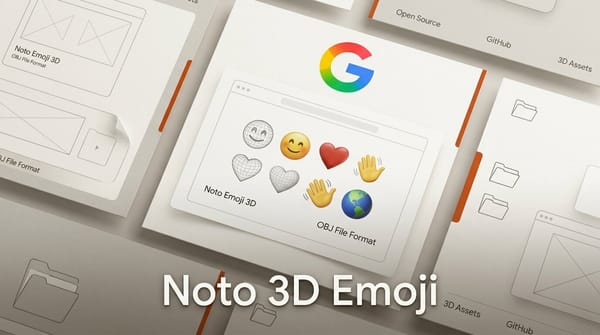 Google Open-Sources Noto 3D Emoji as OBJ Files