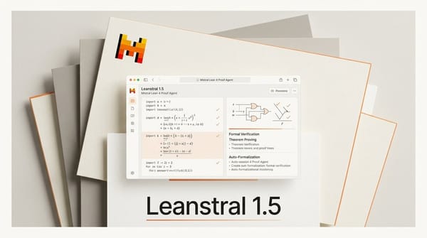 Leanstral 1.5: Mistral's Open Lean 4 Proof Agent