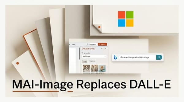 Microsoft Replaces DALL-E With MAI-Image in Office