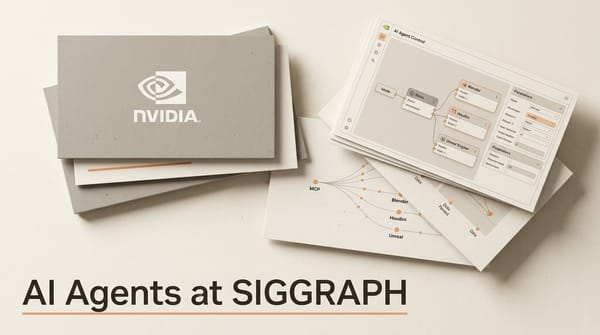 AI Agents Enter Blender, Houdini, Unreal at SIGGRAPH