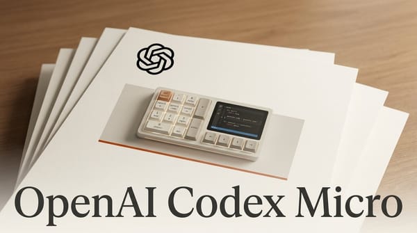 OpenAI's First Hardware Is a Macro Pad for Codex