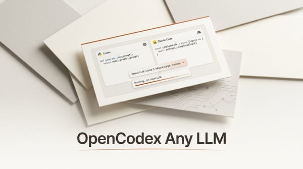 OpenCodex: Use Any LLM With Codex and Claude Code