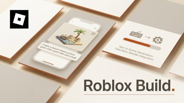 Roblox Build Turns Text Prompts Into Games on Mobile