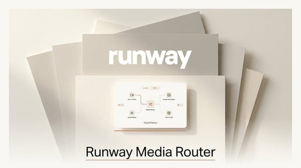 Runway Media Router: One API for Every Media Model