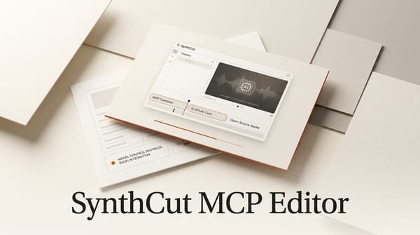 SynthCut: An Open-Source AI Video Editor Run via MCP