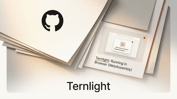 Ternlight: 7MB Embedding Model Runs in the Browser