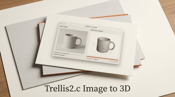 Trellis2.c: Local Image-to-3D With No Python