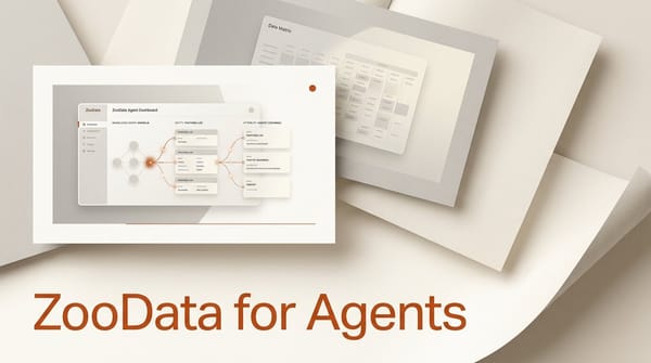 ZooData Gives AI Agents a Structured Data Layer