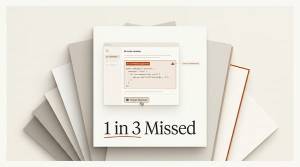 AI Coding Agents: Humans Miss 1 in 3 Threats
